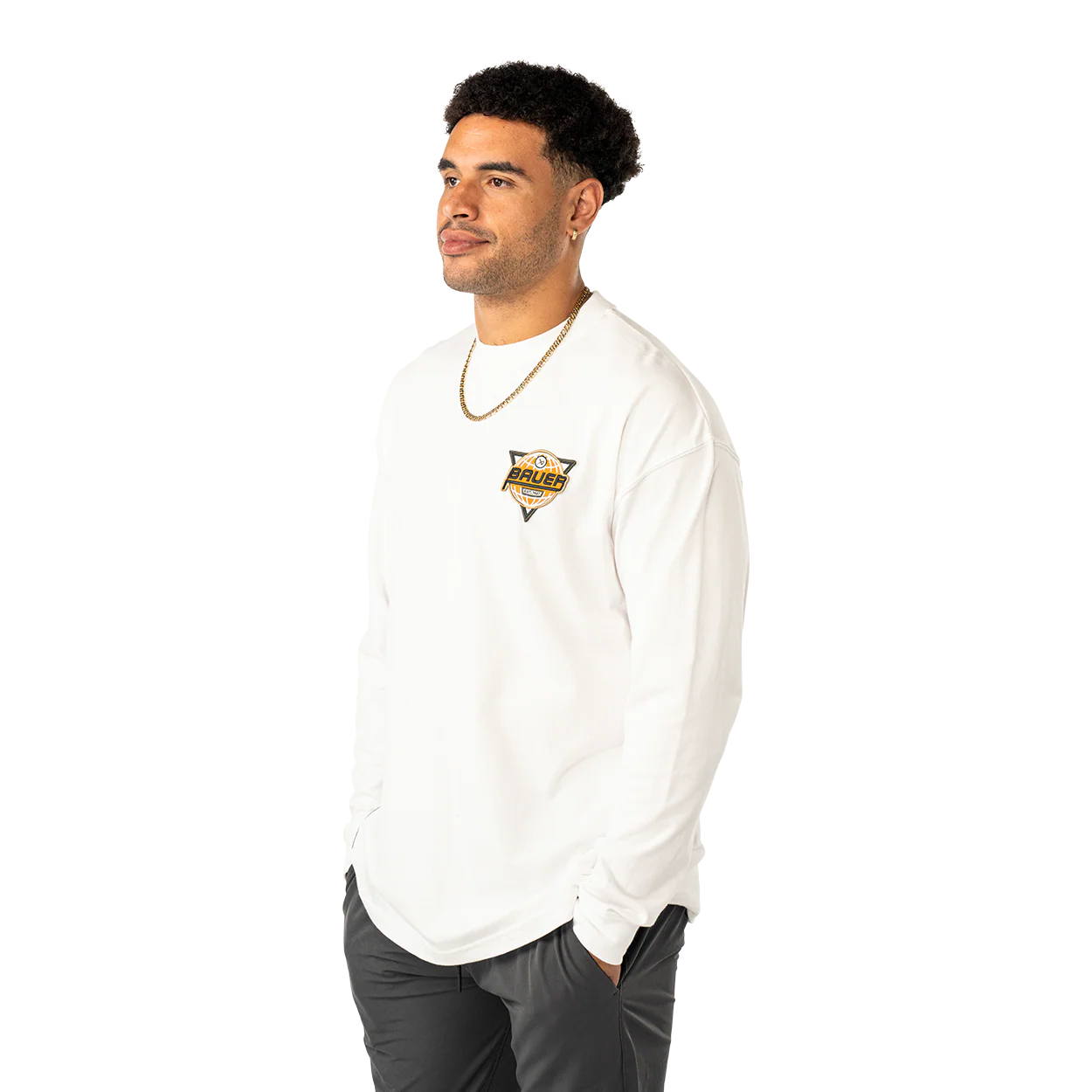 BAUER LONG SLEEVE RETRO TEE