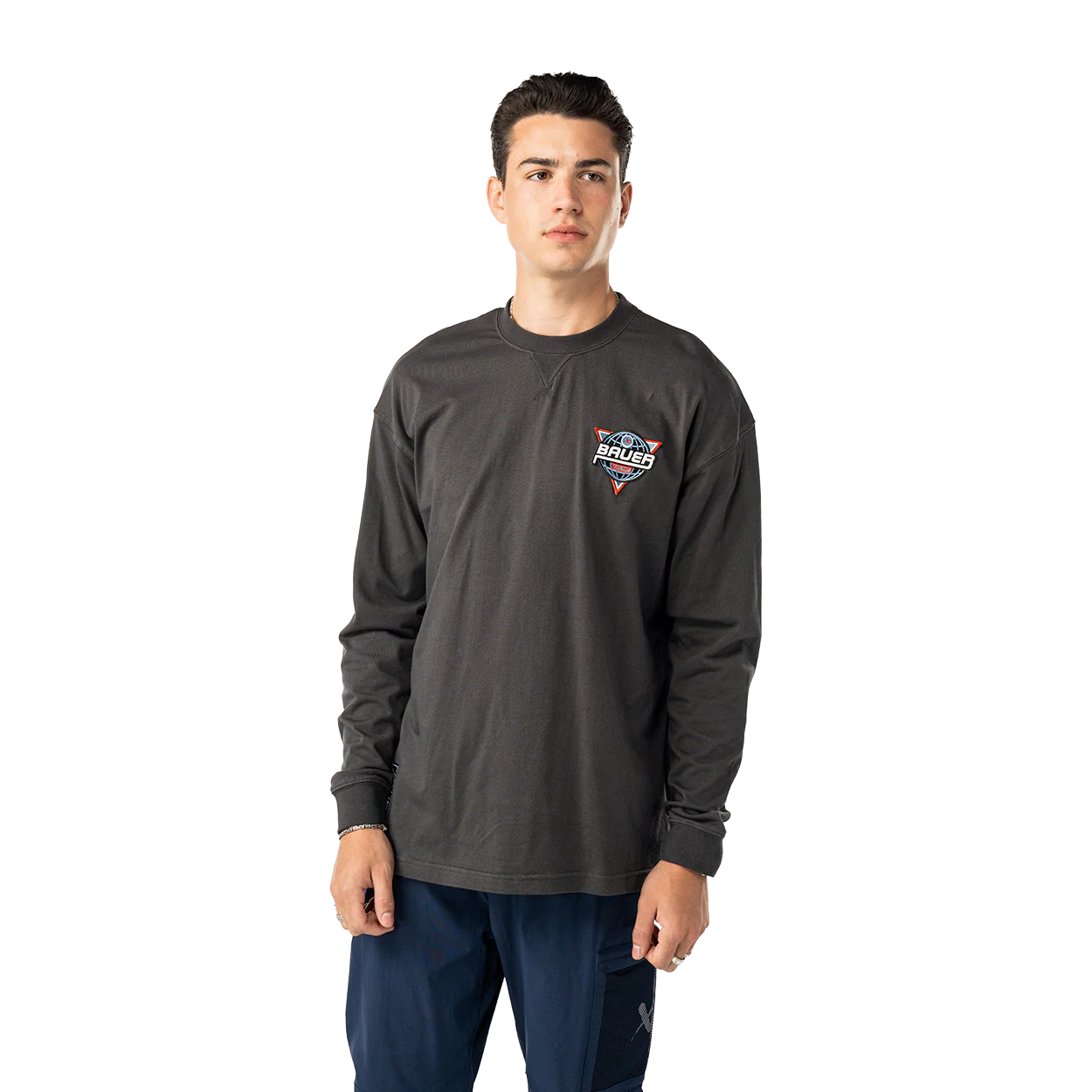 BAUER LONG SLEEVE RETRO TEE - Image 2