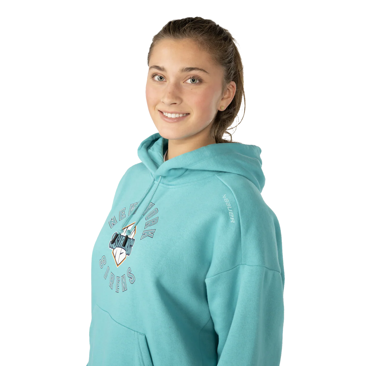 BAUER PWHL TEAM ULTIMATE HOODIE WOMENS NEW YORK SIRENS - Image 4