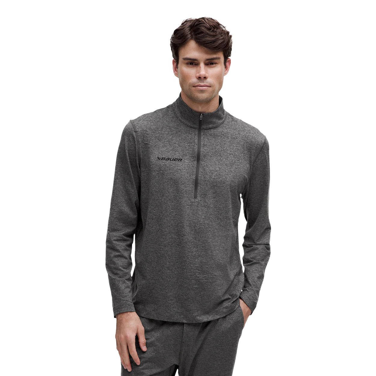 BAUER // lululemon Soft Jersey Half Zip