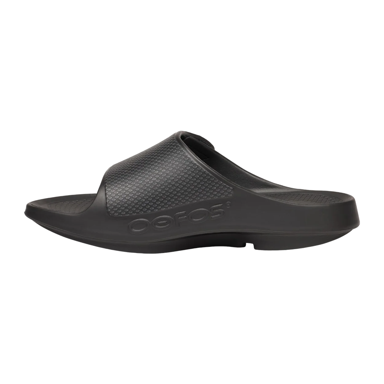 S25 BAUER OOFOS SPORT FLEX SLIDE JUNIOR BLACK - Image 5