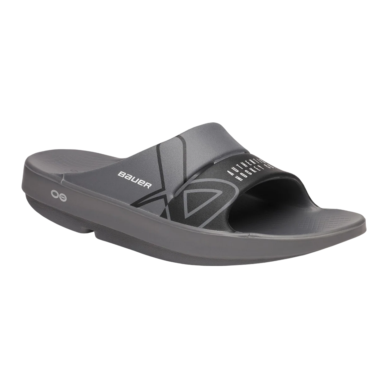 S25 BAUER OOFOS SPORT SLIDE SENIOR GREY - Image 3