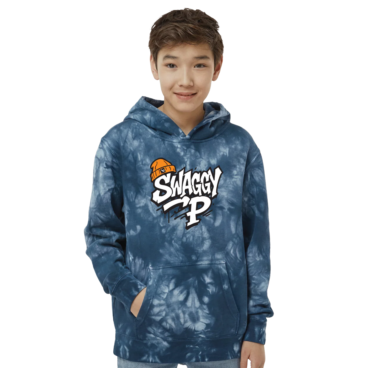 BAUER x SWAGGY TIE DYE HOODIE YOUTH