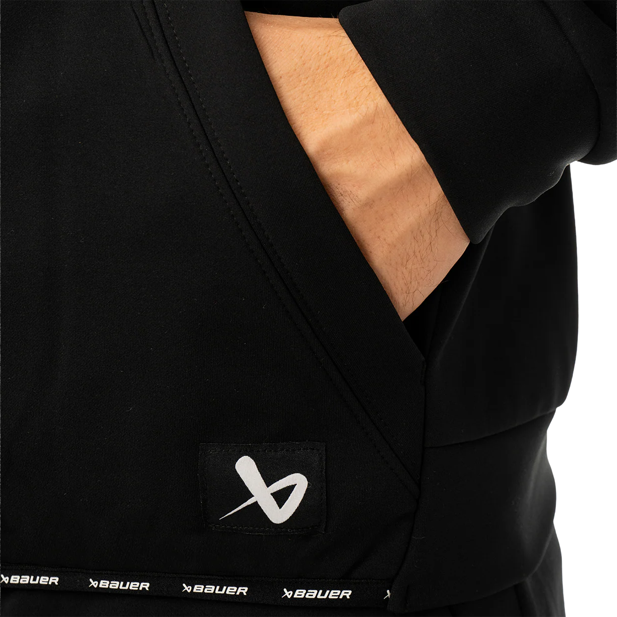 BAUER TEAM FLEECE ZIP HOODIE SENIOR - Image 5