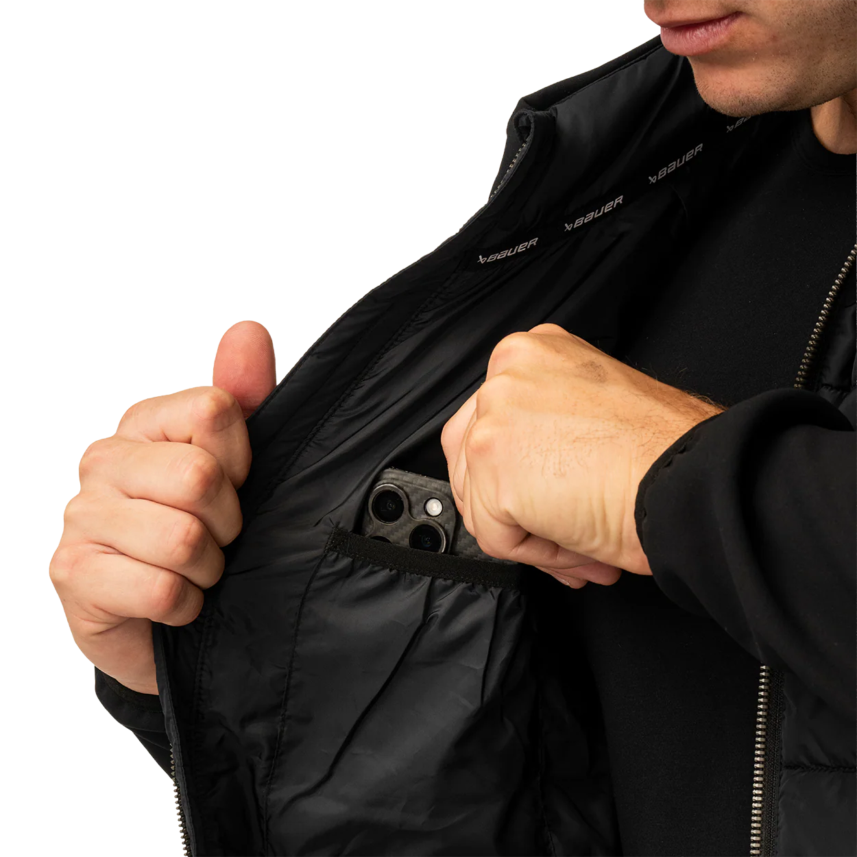 BAUER TEAM HYBRID JACKET SENIOR - Image 4